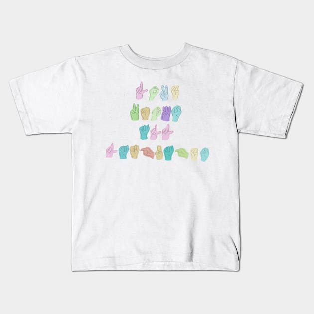 Love knows All Kids T-Shirt by imsnos